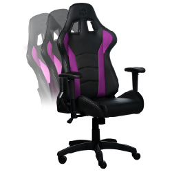 Cooler Master Caliber R1 Siège de jeu sur PC Noir, Violet